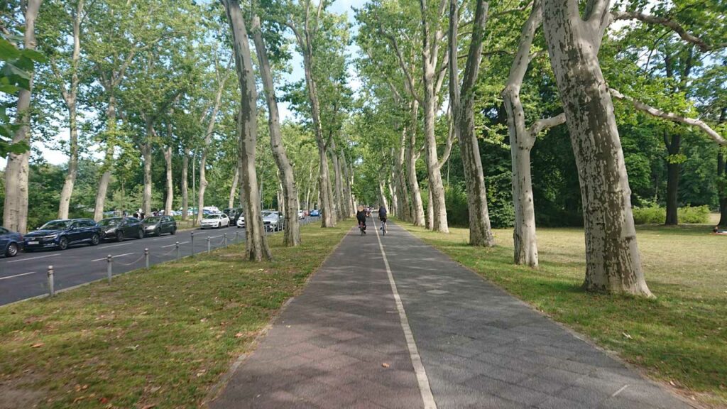 Radwege nach Schmöckwitz - Treptower Park