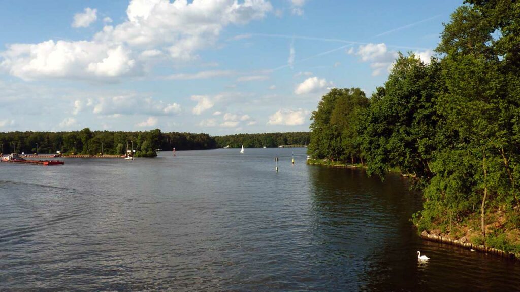 Blick auf den Seddinsee in Schmöckwitz
