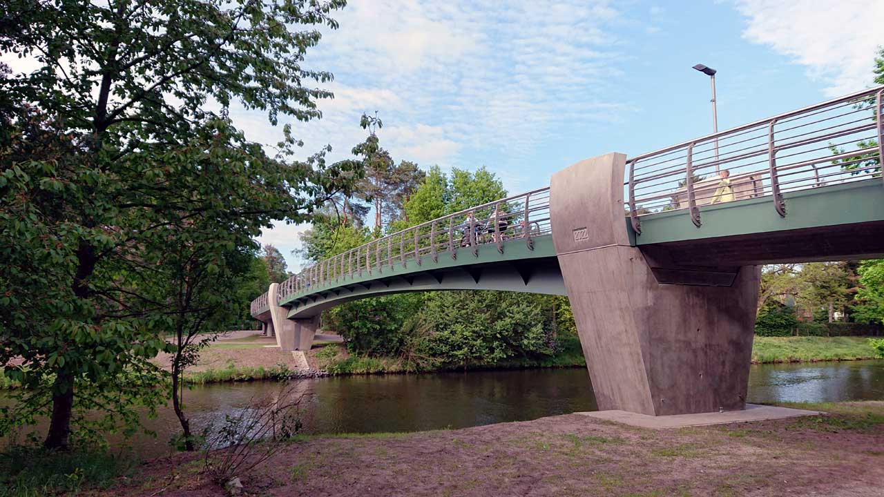 Neue Brücke Oder-Spree-Kanal - Schmöckwitzwerdersteg