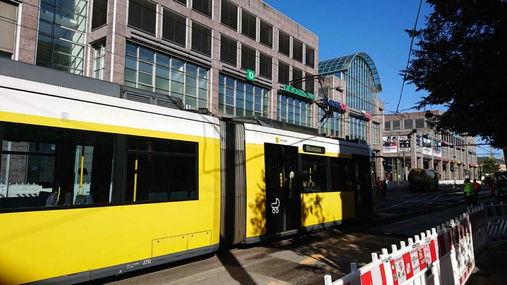 Straßenbahn Probebetrieb am 08.10.2023