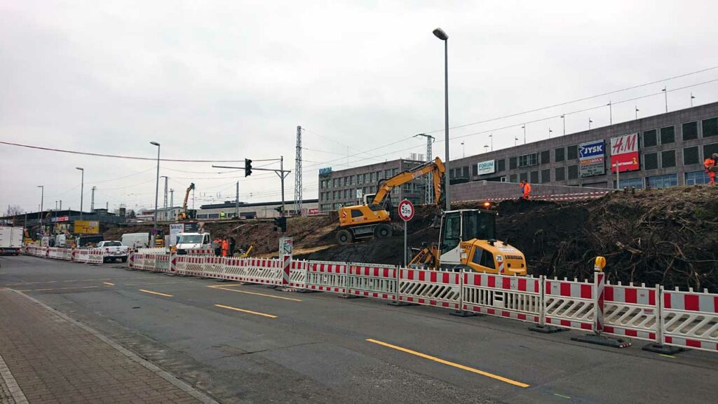 Umbau Bahnhof Köpenick Bahndamm 21.03.2023 - Köpenick Info