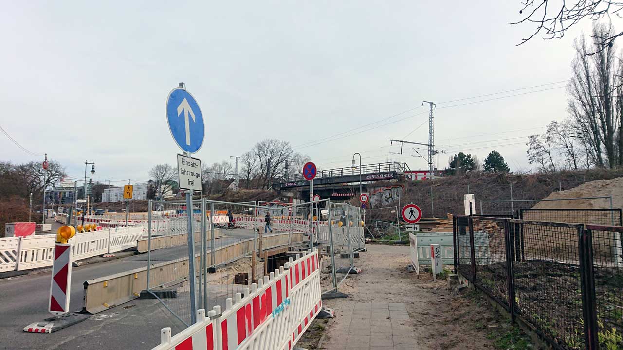 Umbau Bahnhof Köpenick - Nadelöhr Hämmerlingstraße