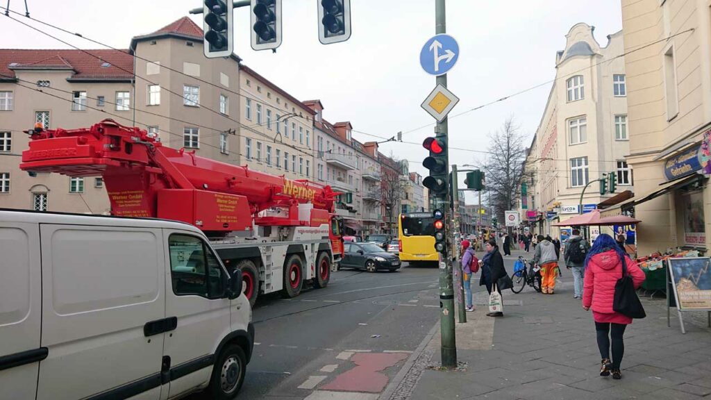 Umbau Bahnhof Köpenick - Verkehrschaos in der Bahnhofstraße