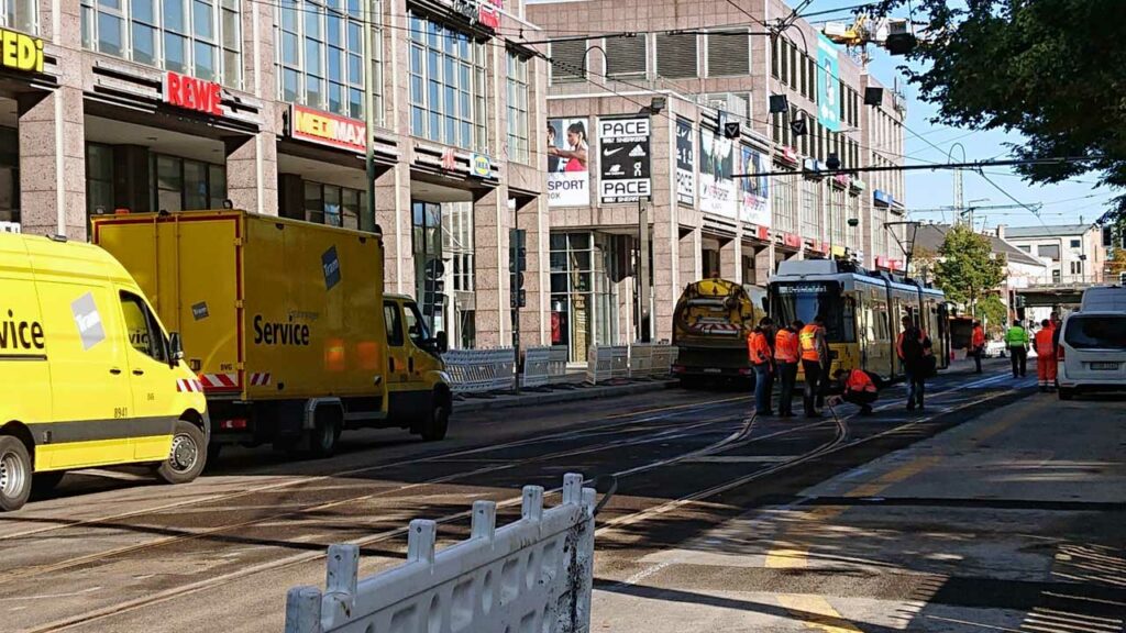 Straßenbahn Probebetrieb - Bahnhofstraße Köpenick