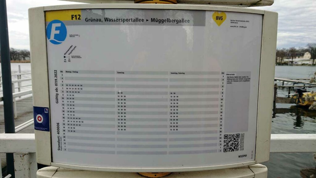 Anleger Fähre F21 in Schmöckwitz - koepenick.info