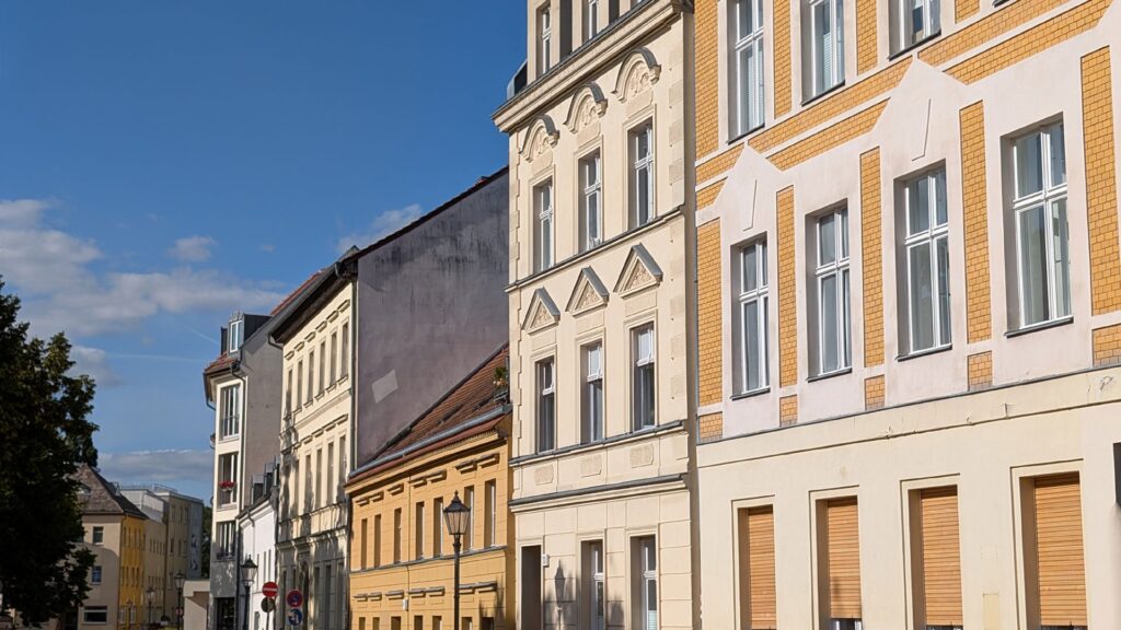 Historische Fassaden in der Köpenicker Altstadt