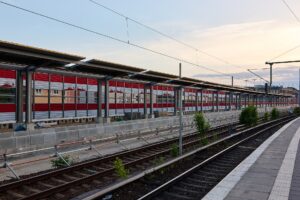 Aktuelle Baustelle am Bahnhof Köpenick im Mai 2026