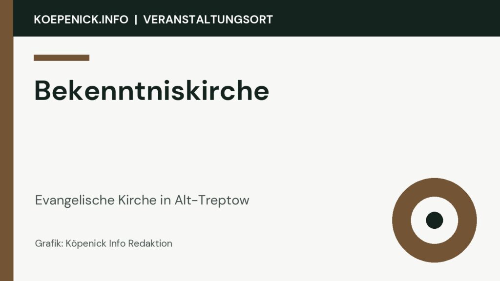 Bekenntniskirche als Veranstaltungsort