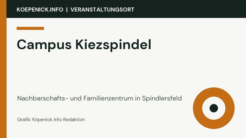 Campus Kiezspindel als Veranstaltungsort