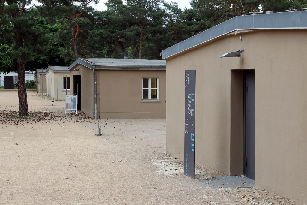 Erhaltene Baracken des Dokumentationszentrums NS-Zwangsarbeit in Niederschöneweide
