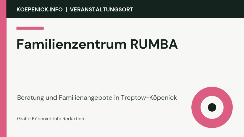 Familienzentrum RUMBA als Veranstaltungsort