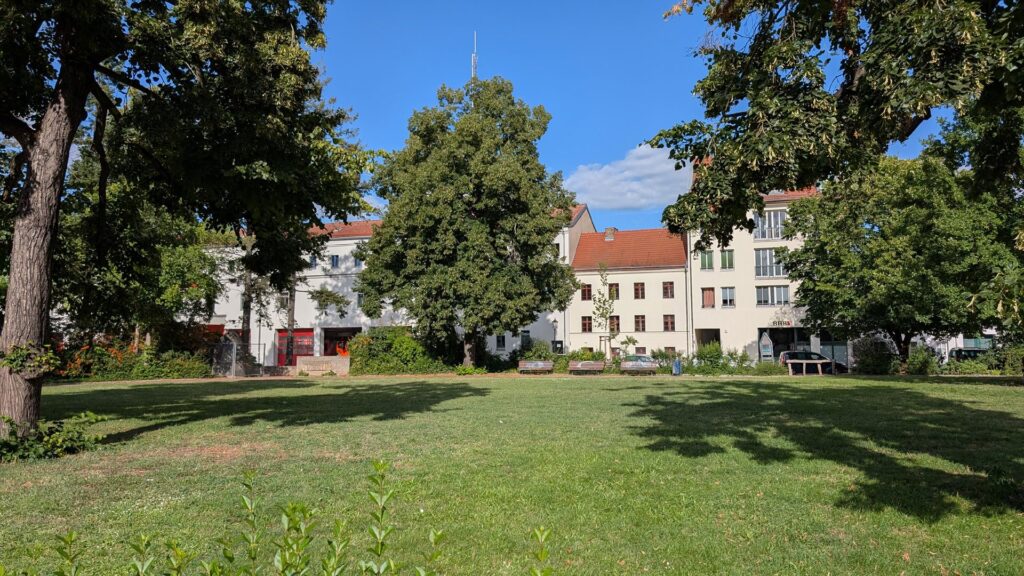 Grünfläche im Luisenhain an der Köpenicker Altstadt