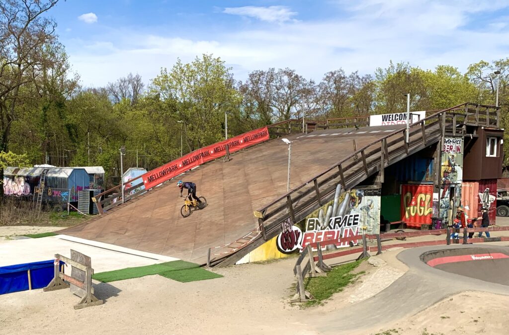 Mellowpark Köpenick mit BMX- und Skateflächen an der Wuhlheide