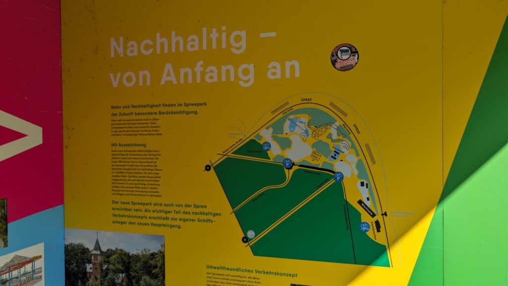 Parkplan am Spreepark-Labor