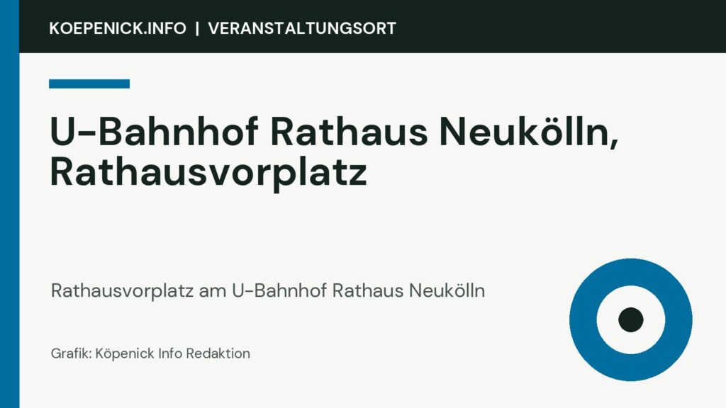 U-Bahnhof Rathaus Neukölln, Rathausvorplatz als Veranstaltungsort