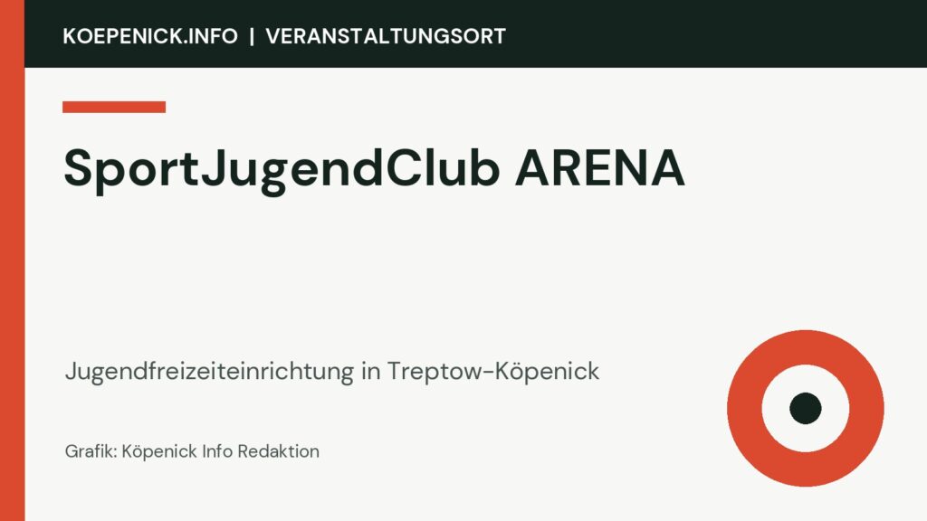SportJugendClub ARENA als Veranstaltungsort