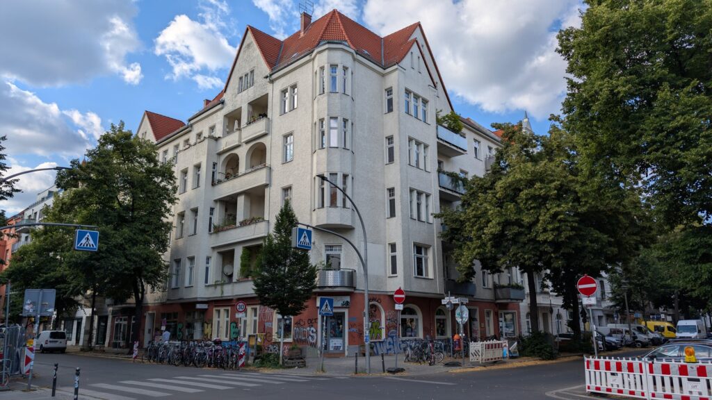 Straßenecke im Kungerkiez von Alt-Treptow