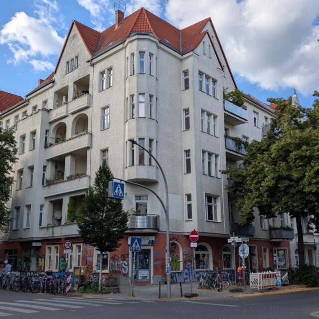 Straßenecke im Kungerkiez von Alt-Treptow