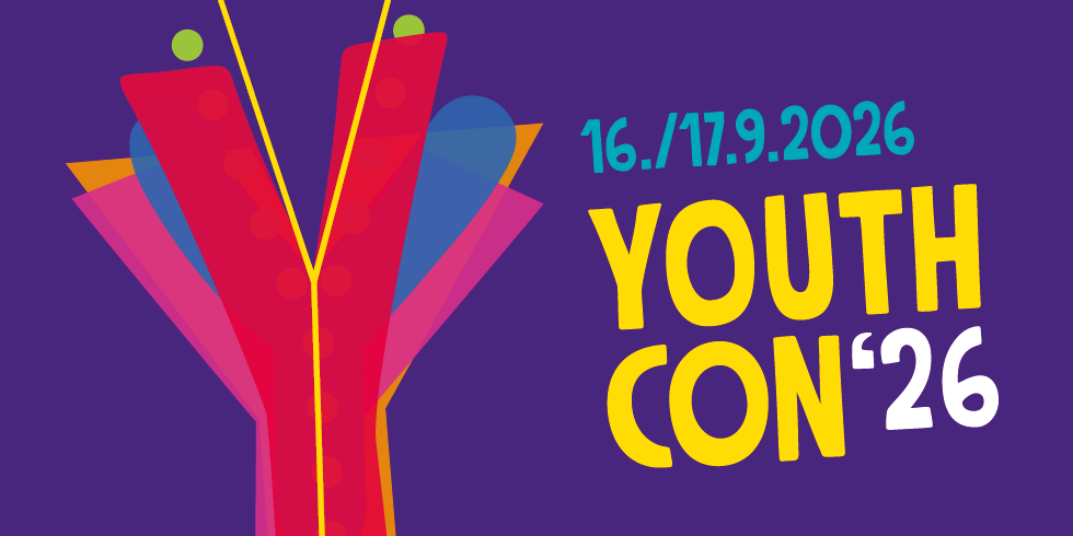 Kampagnenbild zur youthCON’26 im FEZ-Berlin