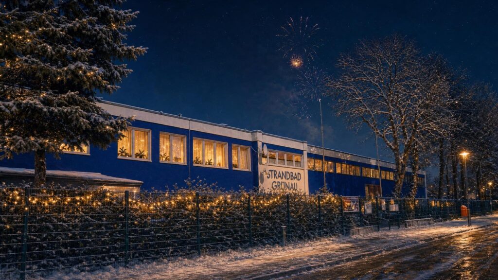 Strandbad Grünau – Silvesterillustration